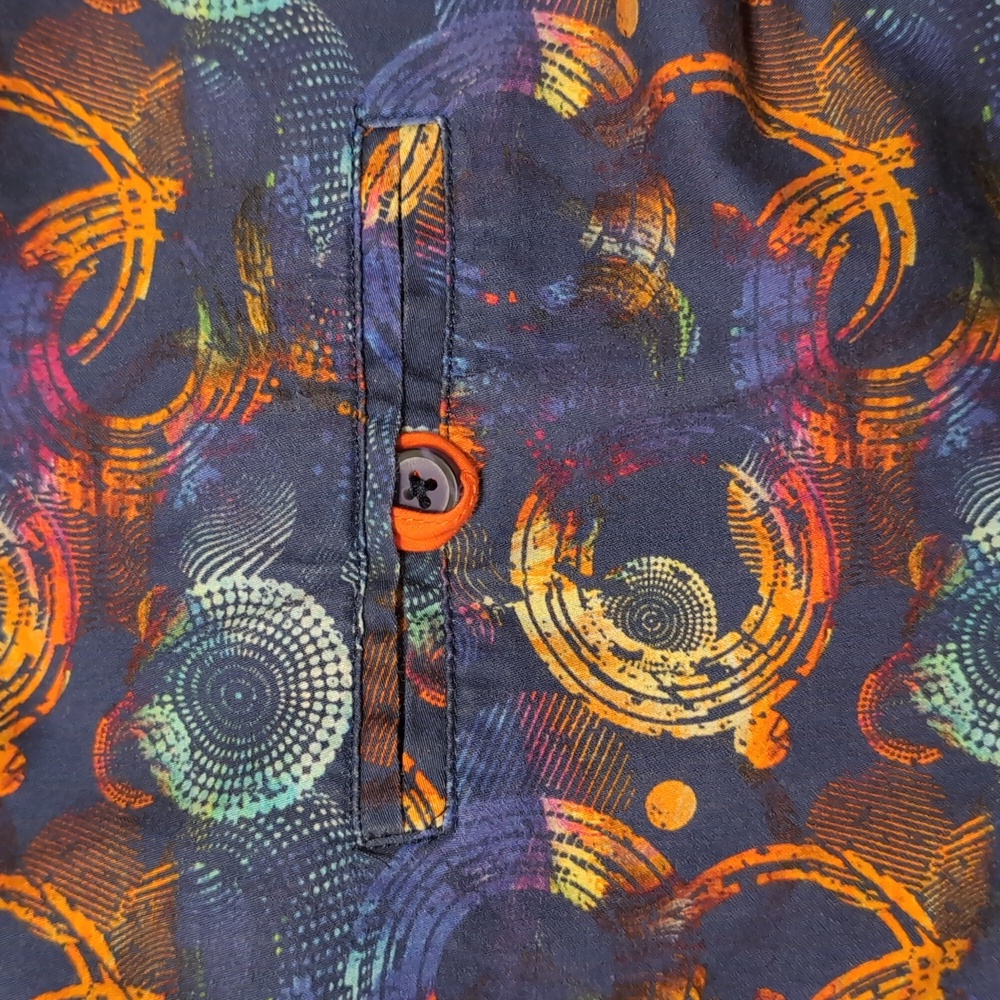Retired Visconti Black Short Sleeve Button Down - Picture 7 of 10